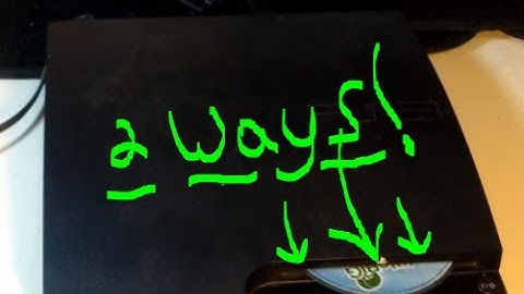 2 ways How to Eject Stuck PS3 Games!!!