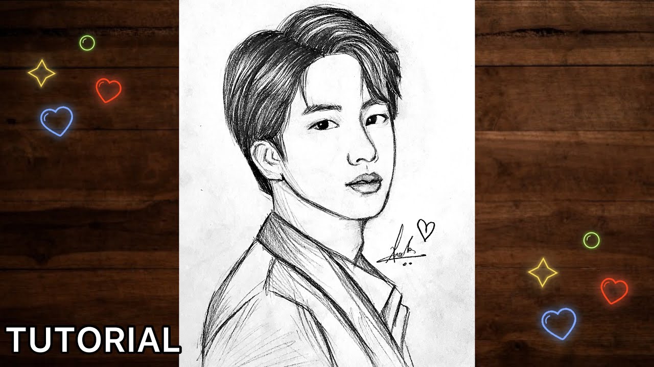 Jin from bts : r/drawing