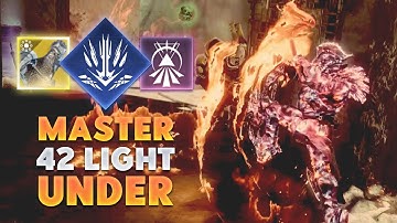 Solo Master Lost Sector The Conflux 42 light under with Prismatic Titan