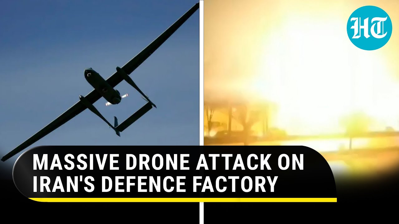 Drones attack military plant in Iran, Tehran says