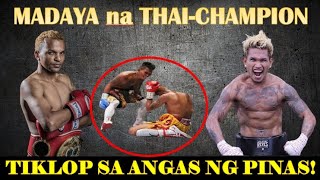 Madayang Thai boxer,Binaklasan ng Panga ng Angas ng Pinas|Jhonriel Casimero vs Ammat Ruenroeng