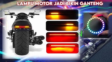 Cara membuat Led Tail Light di motor|Arduino|Led ws2812