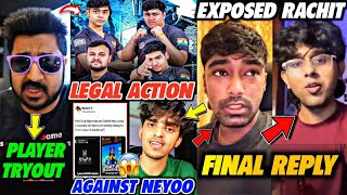 Rushi on LEGAL Action on TM🤔 Neyoo EXPOSED Rachitroo😡 GE - Changes & New PLAYER 🤯 MAXTERN vs NEYOO 🥵