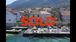 SOLD Prcanj | Florio-Lukovic Palace needs fully renovating | Prime Location  Kotor Bay SOLD