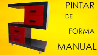 ✨'PINTAR MDF DE FORMA MANUAL 100%' ‍  Paso A Paso  (Bien EXPLICADO)  Luis Lovon