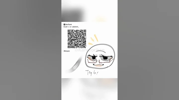 Ibispaint Brush Code🖌️(part 204)✨||Not mine #art #foryou #ibispaintx #brushpen #qrcode