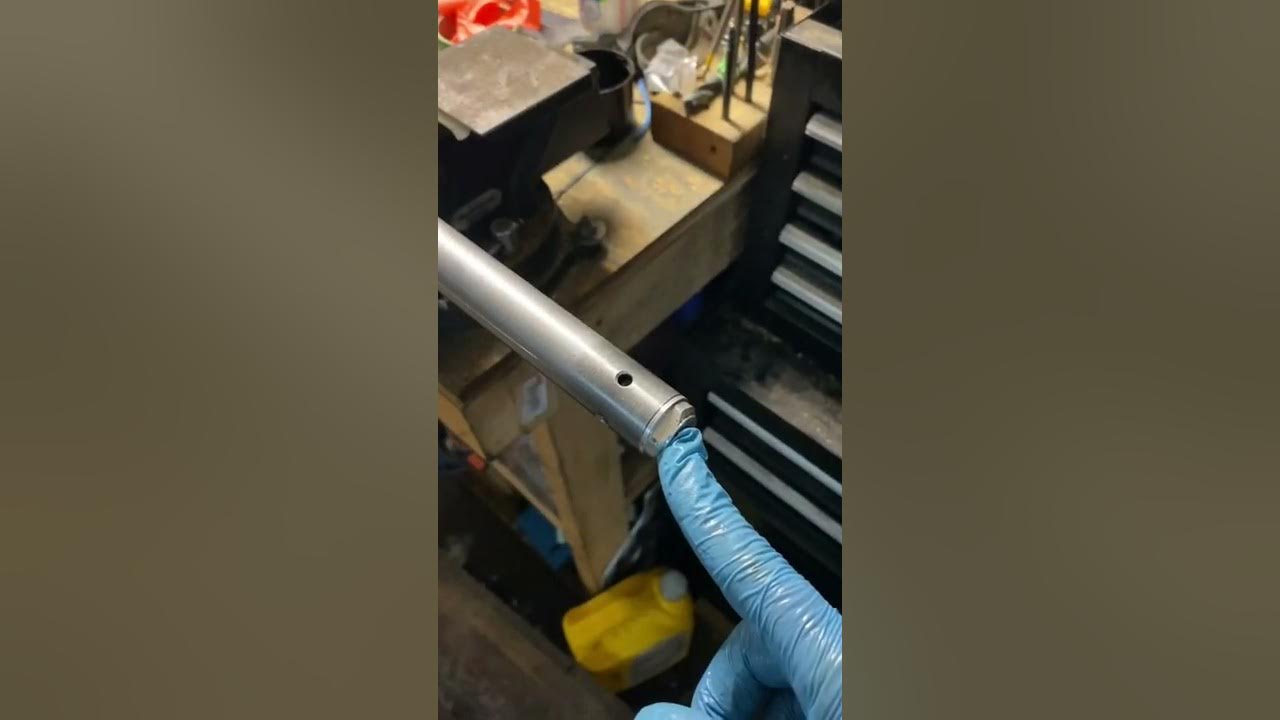 KYB Fork cartridge disassembly. YouTube