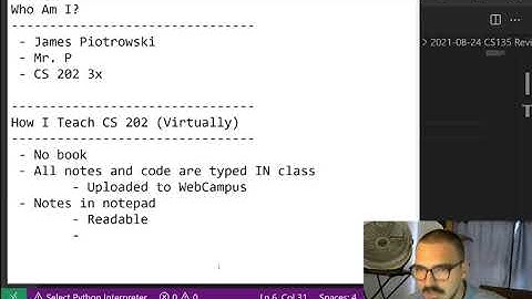 CS 202 - 2006 - Fall 2021 - Introduction, Tools You Need, Syllabus