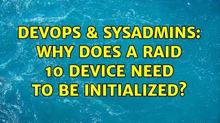 Famous DevOps & SysAdmins: Why does a raid 10 device need to be initialized? (5 Solutions!!) Net Worth