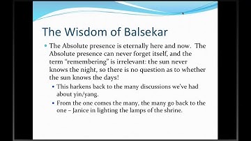 2015 06 07   Ed Monaghan   A Quote from Ramesh Balsekar