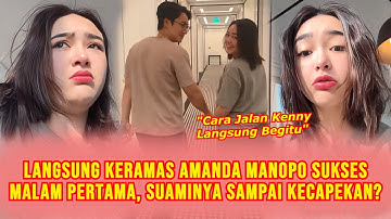 Aksi Malam Pertama Amanda Manopo & Kenny Austin Langsung Unboxing Rambut Acak-Acakan, Waduh!