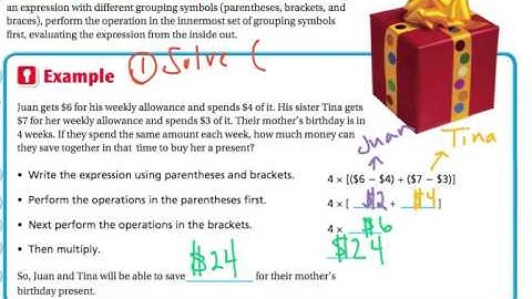 Lesson 1.12 Grouping Symbols