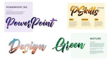 Hướng dẫn cách chèn hình ảnh vào font chữ nghệ thuật bằng PowerPoint siêu đẹp | 🔥 PSkills Official 🔥