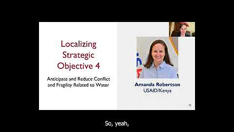 U.S. Global Water Strategy Lightning Talk: Amanda ...