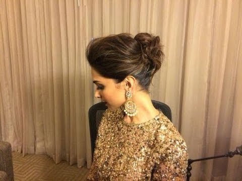 Deepika Padukone Hairstyles With Sarees  Style Inspiration