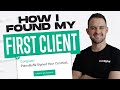How I found my FIRST WEB DESIGN CLIENT