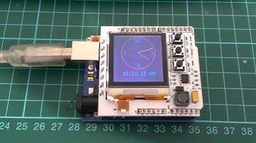 Arduino Color LCD Shield demonstration