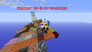 Minecraft Sky Block Randomizer - Part 1