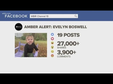 Social media helps, hinders Evelyn Boswell AMBER Alert case