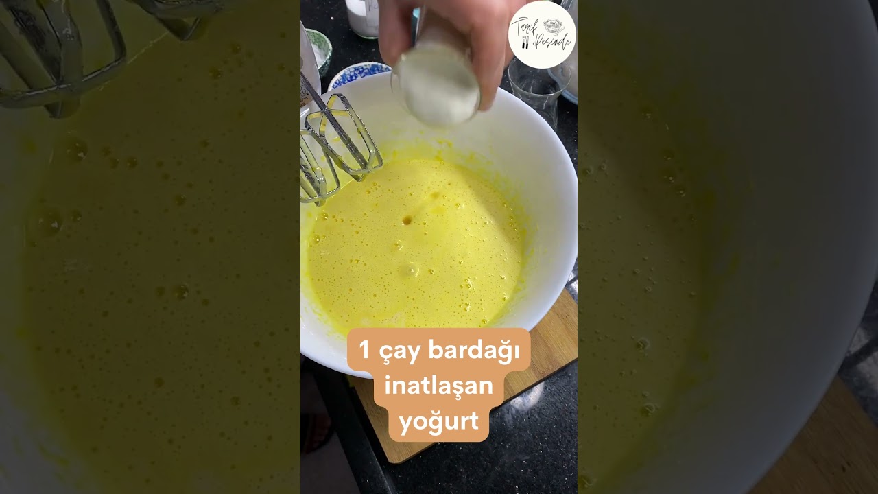 Az malzemeli her gün yapmak isteyeceğin kolay kek tarifi | Limonlu Anne Keki Tarifi #keşfet