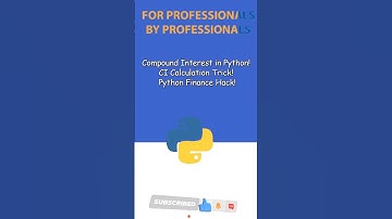 Calculate Compound Interest in Python | Easy One-Line Formula! #python #shorts