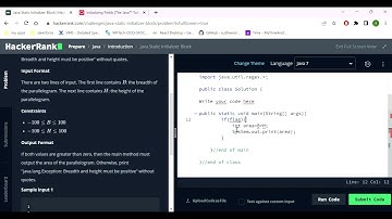 HackerRank Java - 11 ( Static Initializer Block )