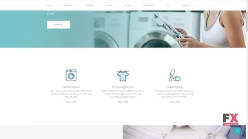 Laundromats, Laundry and Dry Cleaning Premium Moto CMS 3 Template TMT
