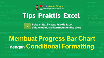 Membuat Progress Bar Chart dengan Conditional Formatting