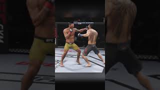 EA UFC 4 - OWC Uppercut-Leg Kick Combo KO #shorts