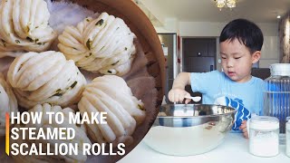 Fluffy Steamed Scallion Buns Even a Kid Can Make