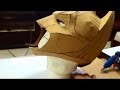 DIY Batman Cowl Part 1 - Cardboard, Cut & Hot Glue How to