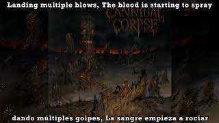 Cannibal Corpse - Bloodstained Cement subtitulada en español (Lyrics)