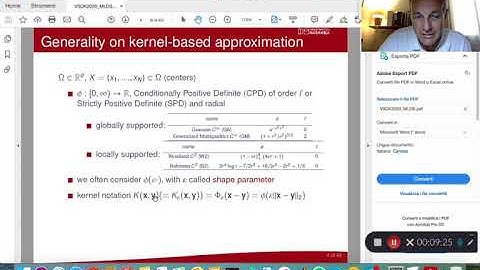 Variably Scaled Discontinuous Kernels (VSDK): basics and some applications (Part 1 of 3 talks)