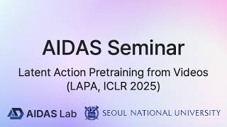 Latent Action Pretraining from Videos