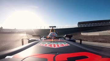 Max Verstappen First lap at Curcuit Zandvoort new banking