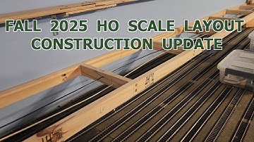 Fall 2025 HO scale Layout Construction Update