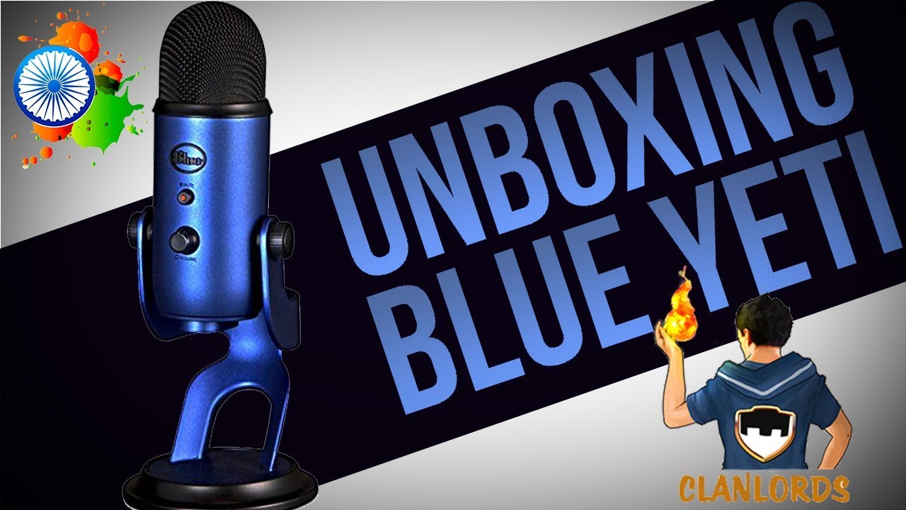 Blue Yeti Unboxing India Best Professional Usb Microphone For Youtubers Midnight Blue Color Youtube