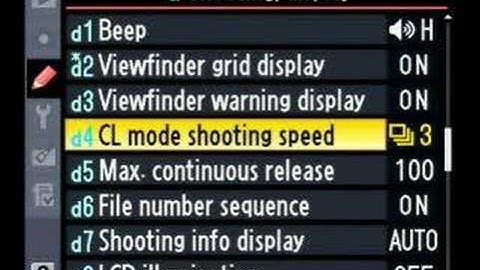 Nikon D300 Advanced menu walk through 2 of 6, tips, tricks