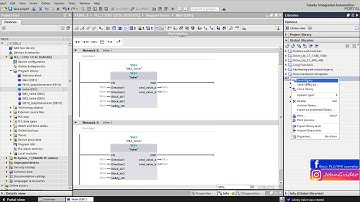 Siemens TIA Portal PLC tutorial - Libraries (Create & Use)