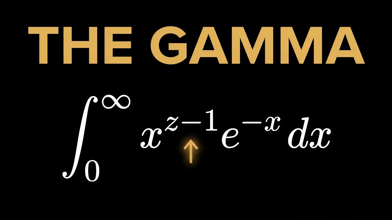 We Have To Talk About the Gamma Function