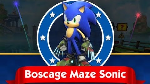 Sonic Dash - Sonic Prime Event - Boscage Maze Sonic Unlocked - (35 min) Gameplay