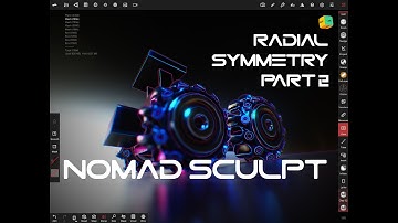 Radial Symmetry Tool Nomad Sculpt - Part 2