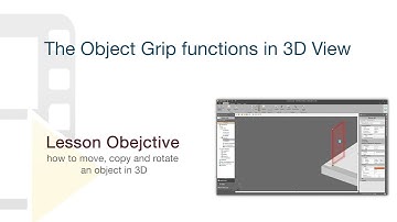 usBIM.editor Tutorial - The Object Grip functions in 3D View - ACCA software