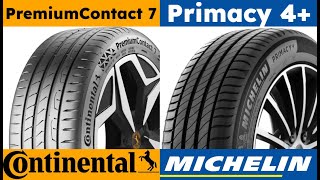 Continental Premiumcontact 7 Vs Michelin Primacy 4