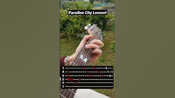 Easy Guitar Lesson + Tabs | Paradise City