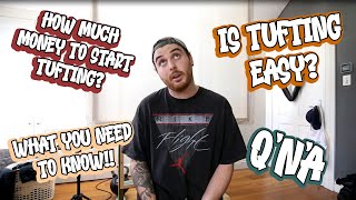 WHAT YOU NEED TO START TUFTING (with prices) | Favourite Rugs I've Made | QnA!!