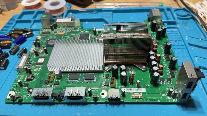 Xbox 360 XeDK 007 Prototype Capacitor Replacement 
