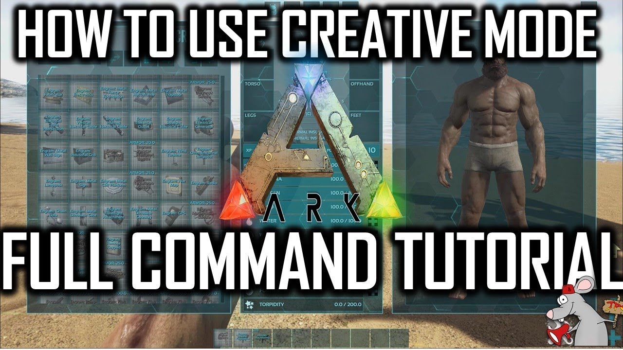 Ark Creative Mode Tutorial Creative Commands Fully Explained Youtube