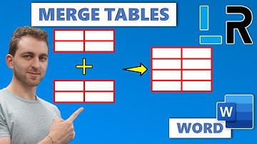 MS Word: Merge two tables - 3 Options