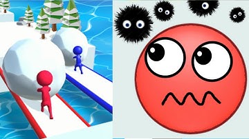 Hide Ball VS Snow Race - MAX LEVEL Gameplay Walkthrough (Android,iOS) NEW UPDATE